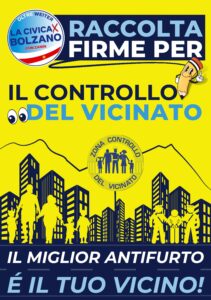 Volantino Controllo del Vicinato fronte