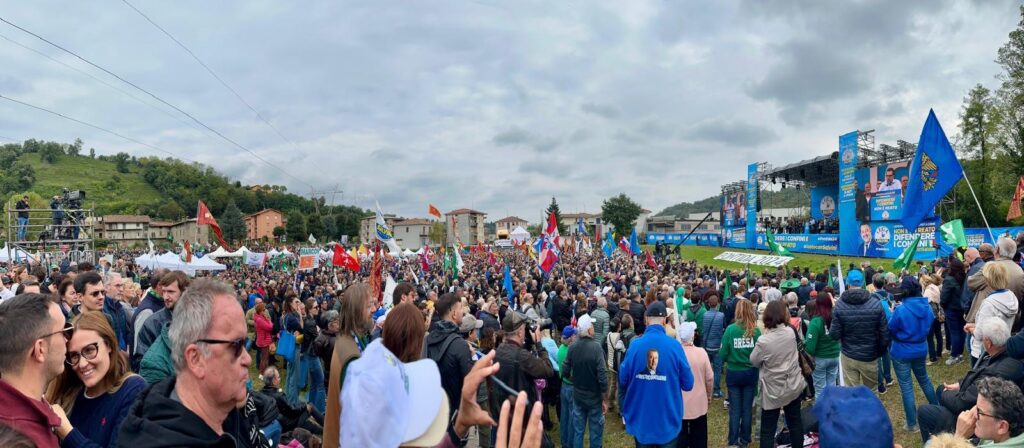 Pontida 2024: La Lega Alto Adige Südtirol sostiene Salvini contro il processo politico 2 img 20241006 wa0069 1